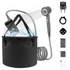 Portable Shower For Camping Include Ipx7 Waterproof 6000Mah Rechargeable Shower Pump Filtered Shower Head 5.3Gallon Foldable Bucket For Hiking Beach T