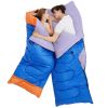 3 People Sleeping Bag For Adult Kids Lightweight Water Resistant Camping Cotton Liner Cold Warm Weather Indoor Outdoor Use 3 Season With Sack For Spri