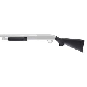 Hogue Mossberg 500 20-Gauge Series OverMolded Shotgun Stock/Foregrip (Black)