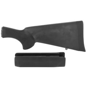 Hogue Remington 870 12-Gauge OverMolded Shotgun Stock kit with forend - Black