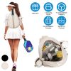 Pickleball Sling Bag For Men Women Waterproof Badminton Tennis Backpack With Wet Pocket Hidden Fence Hook Machine Washable
