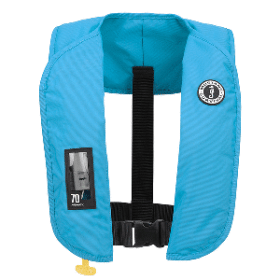 Mustang Mit 70 Automatic Inflatable Pfd Azure Blue