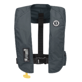Mustang Mit 100 Convertible Inflatable Pfd Admiral Gray