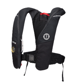 Mustang Elite 190 Offshore Inflatable Pfd Black