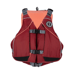 Mustang Moxie Foam Vest M/L Merlot-Coral