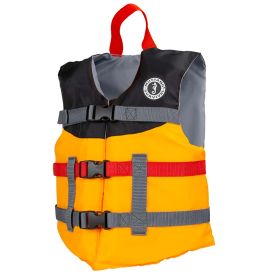 Mustang Youth Livery Foam Vest Mango/Black