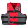 Full Throttle Adult Nylon Life Jacket 4X/7X - Red/Black