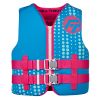 Full Throttle Youth Rapid Dry Life Jacket - Aqua
