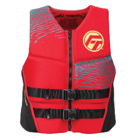 Full Throttle Men'S Rapid Dry Flex-Back Life Jacket - Xl