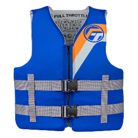 Full Throttle Adult Rapid Dry Life Jacket L/Xl - Blue