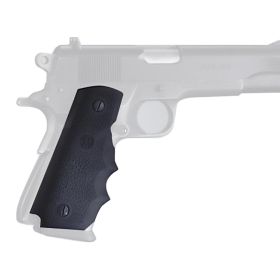 Hogue Para Ordnance P14 Rubber Overmolded Grips with Finger Grooves (Black)