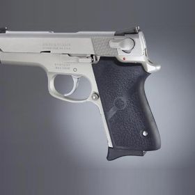 Hogue S&W 4516 Series Compact 45/40 Caliber  Rubber Grip Panels (Black)