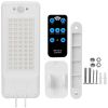 Solar Wall Light Outdoor 60Leds Pir Motion Sensor Remote Control Wireless Lamps Ip65 Waterproof Lighting For Garage Front Door Garden Pathway