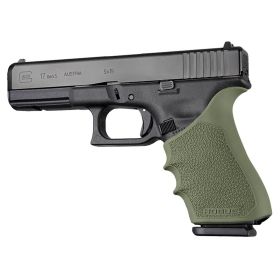 Hogue HandAll Beavertail Grip Sleeve for Full Size Glock - Gen 1 2 & 5 (OD Green)