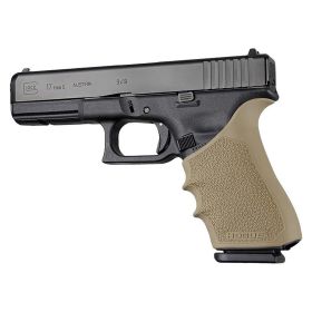 Hogue HandAll Beavertail Grip Sleeve for Full Size Glock â€“ Gen 1 2 & 5 (Flat Dark Earth)