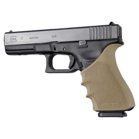 Hogue HandAll Beavertail Grip Sleeve for Full Size Glock - Gen 3 & 4 (Flat Dark Earth)