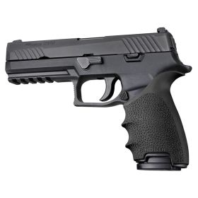 Hogue HandAll Beavertail Grip Sleeve Full Size Sig Sauer P320 (Black)