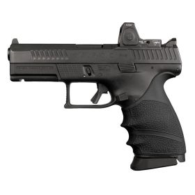 Hogue HandALL Beavertail Grip Sleeve CZ P-10 C - Compact (Black)
