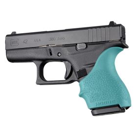 Hogue HandAll Beavertail Grip Sleeve Glock 42/43 (Aqua)