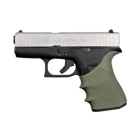 Hogue HandALL Beavertail Grip Sleeve for GLOCK 43X/48 (OD Green)