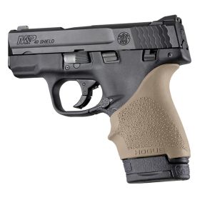 Hogue HandAll Beavertail Grip Sleeve M&P Shield 9/40 and Ruger MAX-9/LC9/EC9 (FDE)