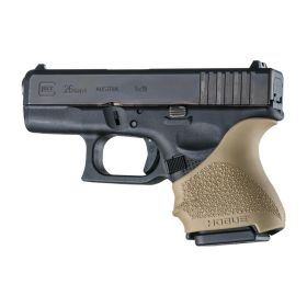 Hogue HandALL Beavertail Grip Sleeve for Glock Subcompact - Gen 3 & 4 (FDE)