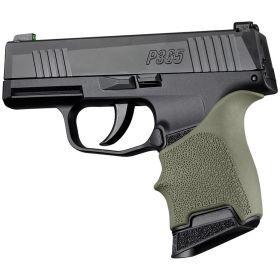 Hogue HandALL Beavertail Grip Sleeve for Sig Sauer P365/P365-380 (OD Green)