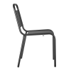 Set of Two Aluminum Outdoor Stacking Dining Chairs