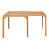 Solid Wood Extendable Outdoor Dining Table