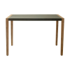 Faux Concrete And Solid Wood Outdoor Bar Table