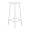 Aluminum Slat Rounded Outdoor Bar Table