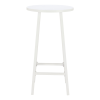 Aluminum Slat Rounded Outdoor Bar Table