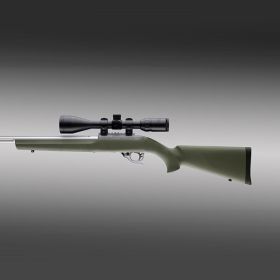 Hogue Ruger 10/22 Rubber OverMolded Stock with .920" Diameter Barrel (OD Green)