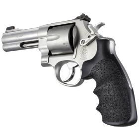 Hogue Round Butt Rubber Monogrip for S&W N-Frame Revolvers (Black)