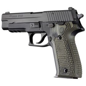 Hogue SIG Sauer P226 Piranha Grips G10 G-Mascus (Green Lava)