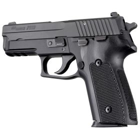 Hogue Sig Sauer P228/P229 Checkered Grips G10 G-Mascus (Solid Black)