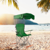 Foldable Beach Canopy Chair Sun Protection Camping Lawn Canopy Chair