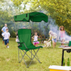 Foldable Beach Canopy Chair Sun Protection Camping Lawn Canopy Chair