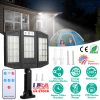 Solar Wall Light Outdoor 33 Cob Beads Pir Motion Sensor Remote Control Wireless Lamps Ip45 Waterproof Lighting For Garage Front Door Garden Pathway