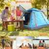4-5 Person Camping Tent Outdoor Foldable Waterproof Tent With 2 Mosquito Nets Windows Carrying Bag For Hiking Climbing Adventure Fishing