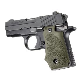 Hogue Sig Sauer P239 Rubber Grip with Finger Grooves (OD Green)