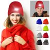Unisex 5 Led Knitted Beanie Winter Warm Hat Camping Jogging Running Cap Headlamp