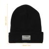 Unisex 5 Led Knitted Beanie Winter Warm Hat Camping Jogging Running Cap Headlamp