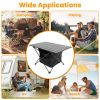 Foldable Camping Table With Storage Basket Rustproof Portable Aluminum Alloy Roll-Up Camping Table With Carrying Bag For Camping Hiking Bbq Picnic Fis