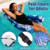 2 Pack Inflatable Pool Floats For Adult Inflatable Hammocks Floating Lounge Chairs For Party Summer Water Beach Lake Fun
