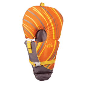 Full Throttle Infant Baby-Safe Vest Orange/Grey