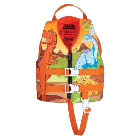 Full Throttle Water Buddies Life Vest Child 30 50lbs Dinosaurs