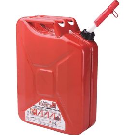 Midwest 5 Gallon Metal "Jerry" Gas Can Red