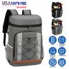 Cooler Backpack 36 Can Leakproof Insulated Cooler Backpack With 25L/6.6Gal For Picnic Camping Beach Hiking Fishing Travel