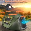 5-8 Person Pop Up Tent Automatic Setup Camping Tent Waterproof Instant Setup Tent With 4 Mosquito Net Windows Carrying Bag For Hiking Climbing Adventu